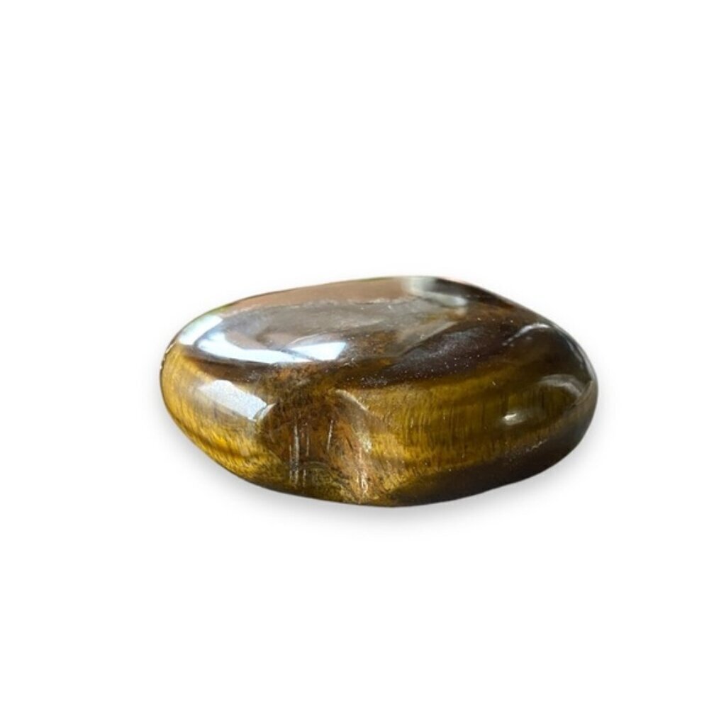 Smooth tigers eye 2.5” stone